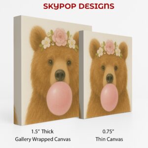 Bear Bubble Gum Art