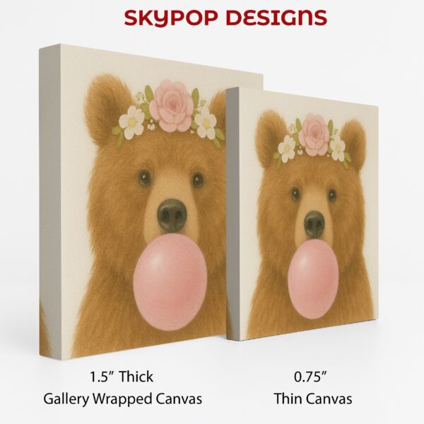 Bear Bubble Gum Art