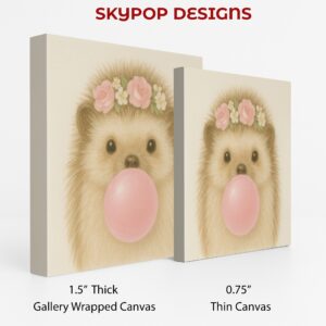 Hedgehog Bubble Gum Art