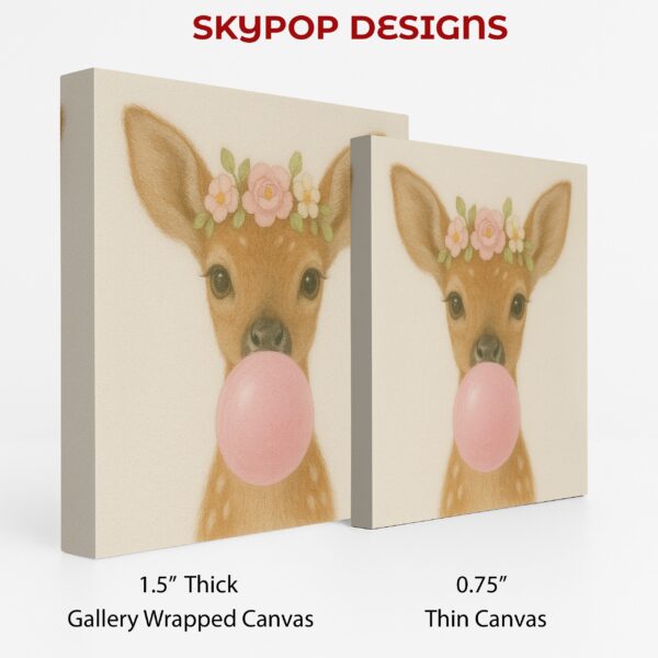 Deer Bubblegum Art