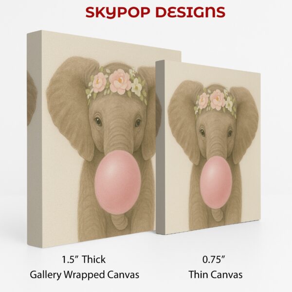 Elephant Bubble Gum Art
