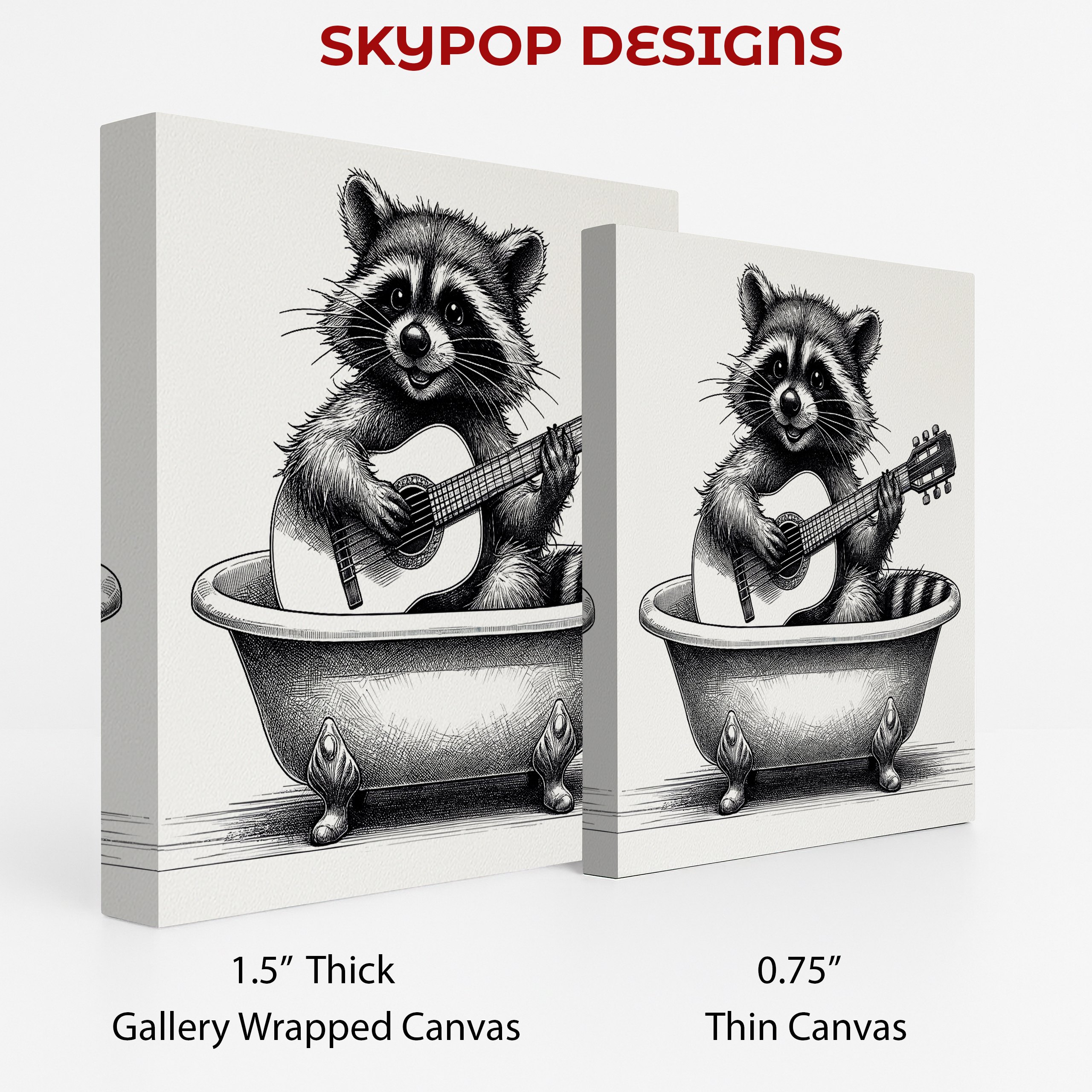 2.jpg Raccoon Guitar Art