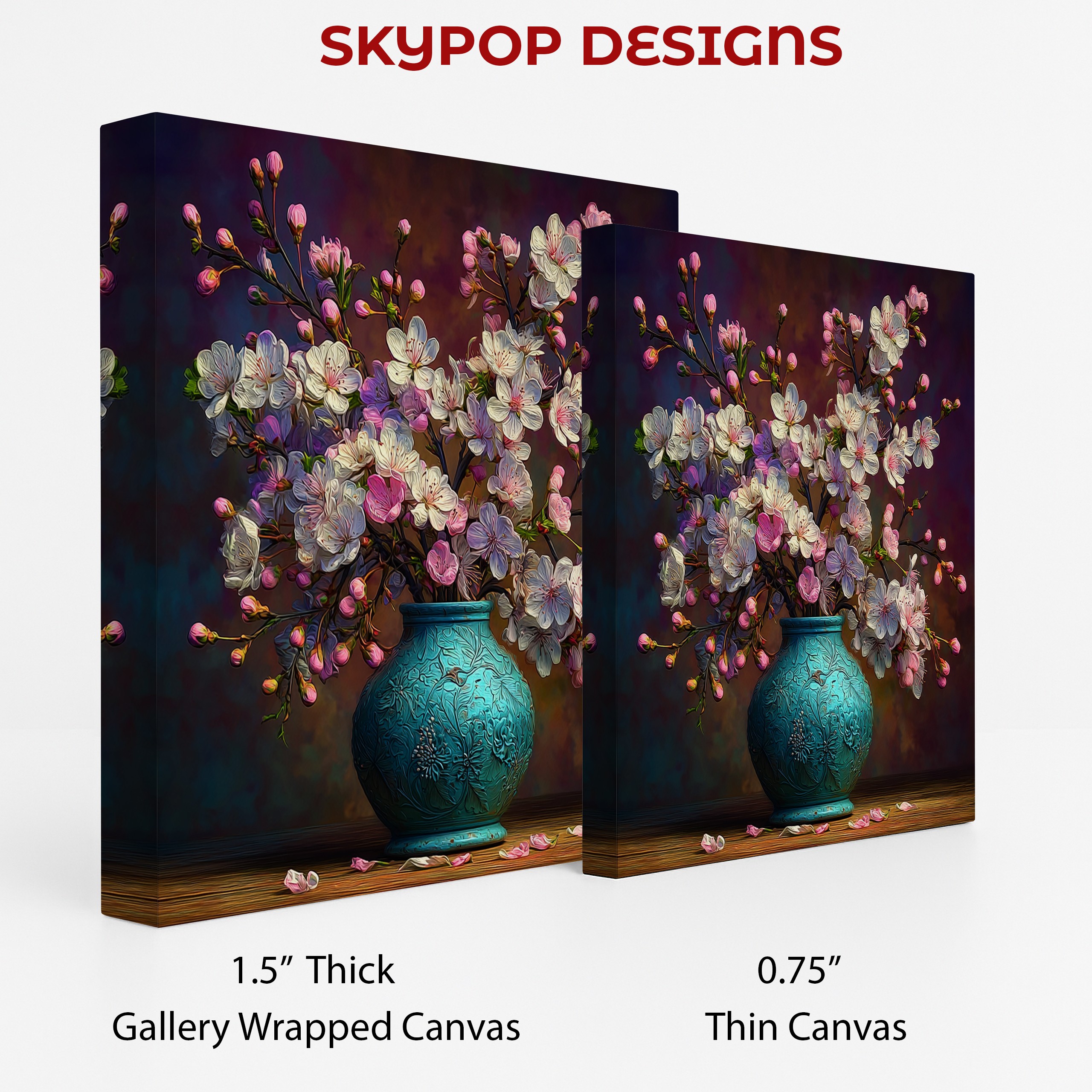 2.jpg Cherry Blossom Vase Art