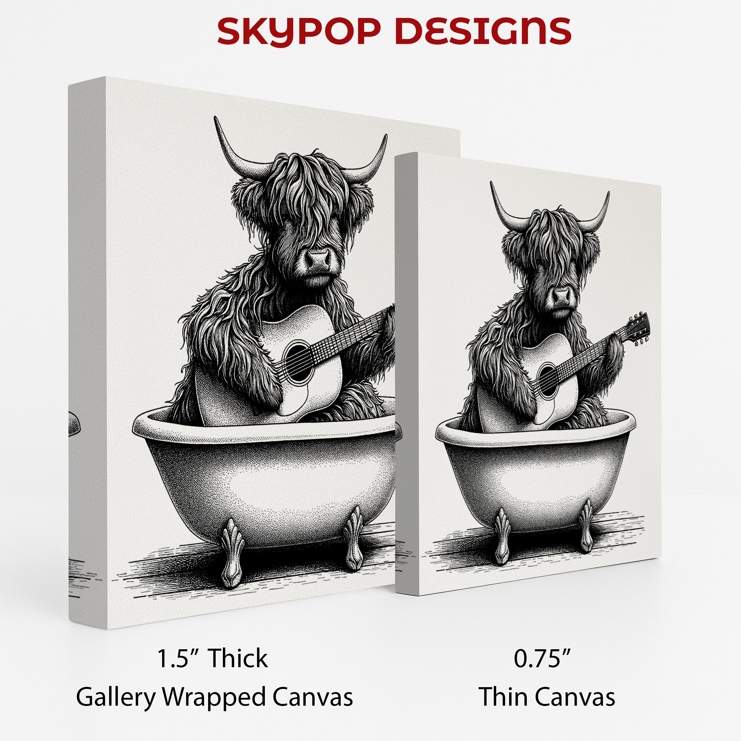 2.jpg Highland Cow Art