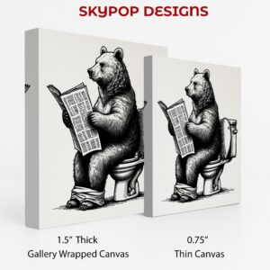 Bear Toilet Reader Art