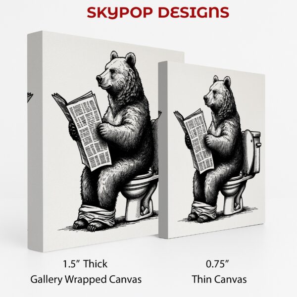 Bear Toilet Reader Art