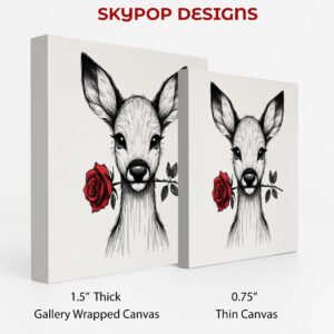 Deer Rose Art