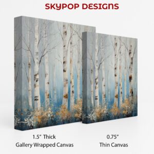 Birch Tree Forest Art