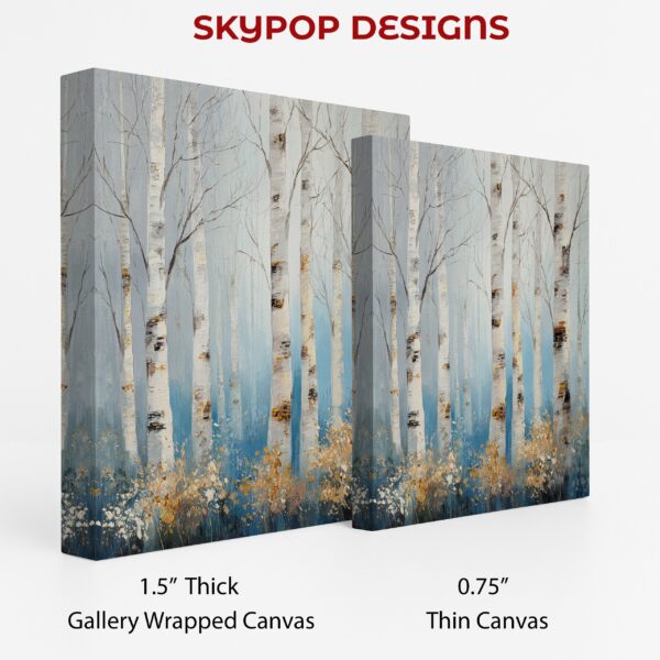 Birch Tree Forest Art