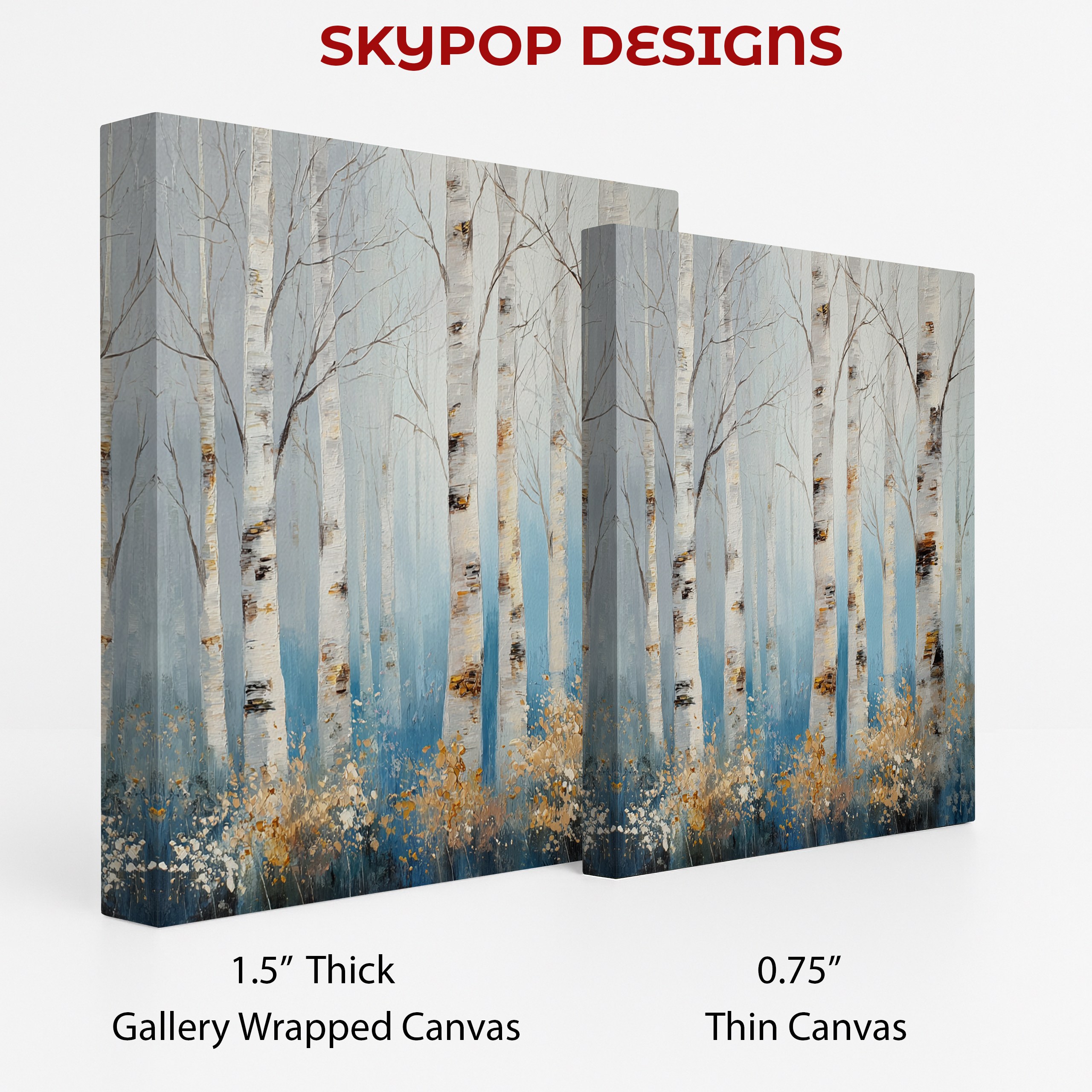 2.jpg Birch Tree Forest Art