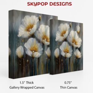 White Poppies Art