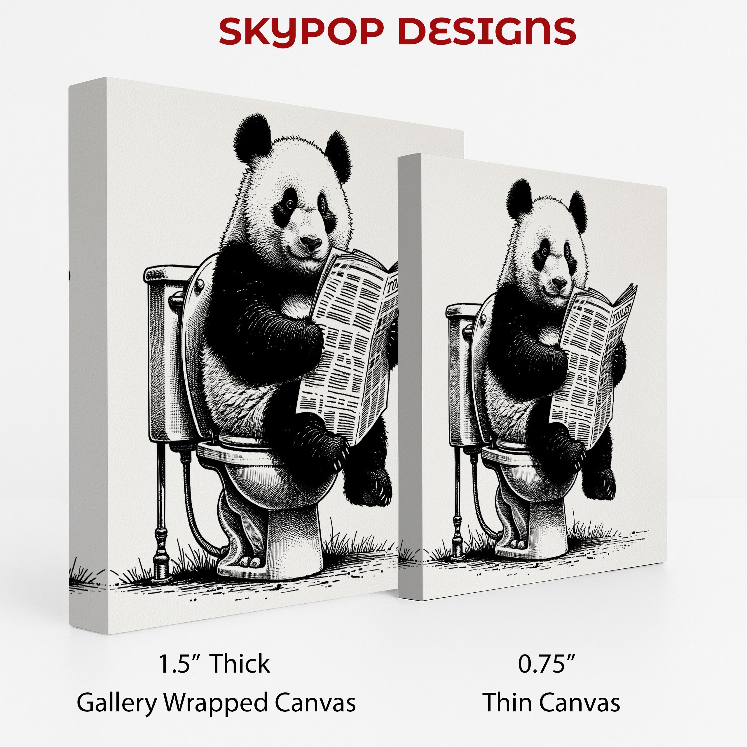 2.jpg Panda Toilet Reading Art