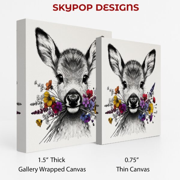Deer Flower Art