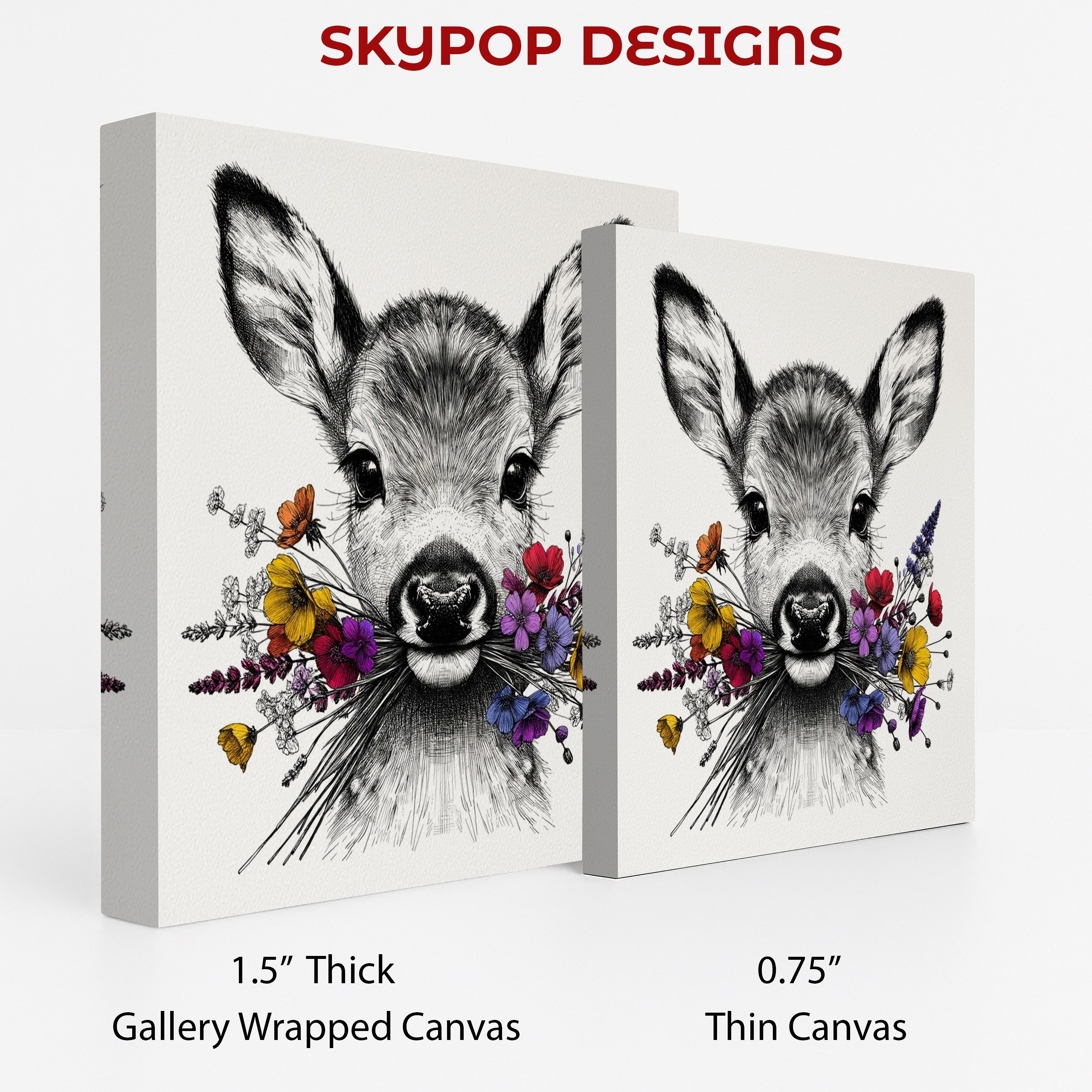 2.jpg Deer Flower Art