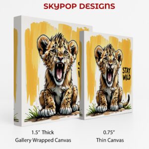 Baby Lion Roar Art