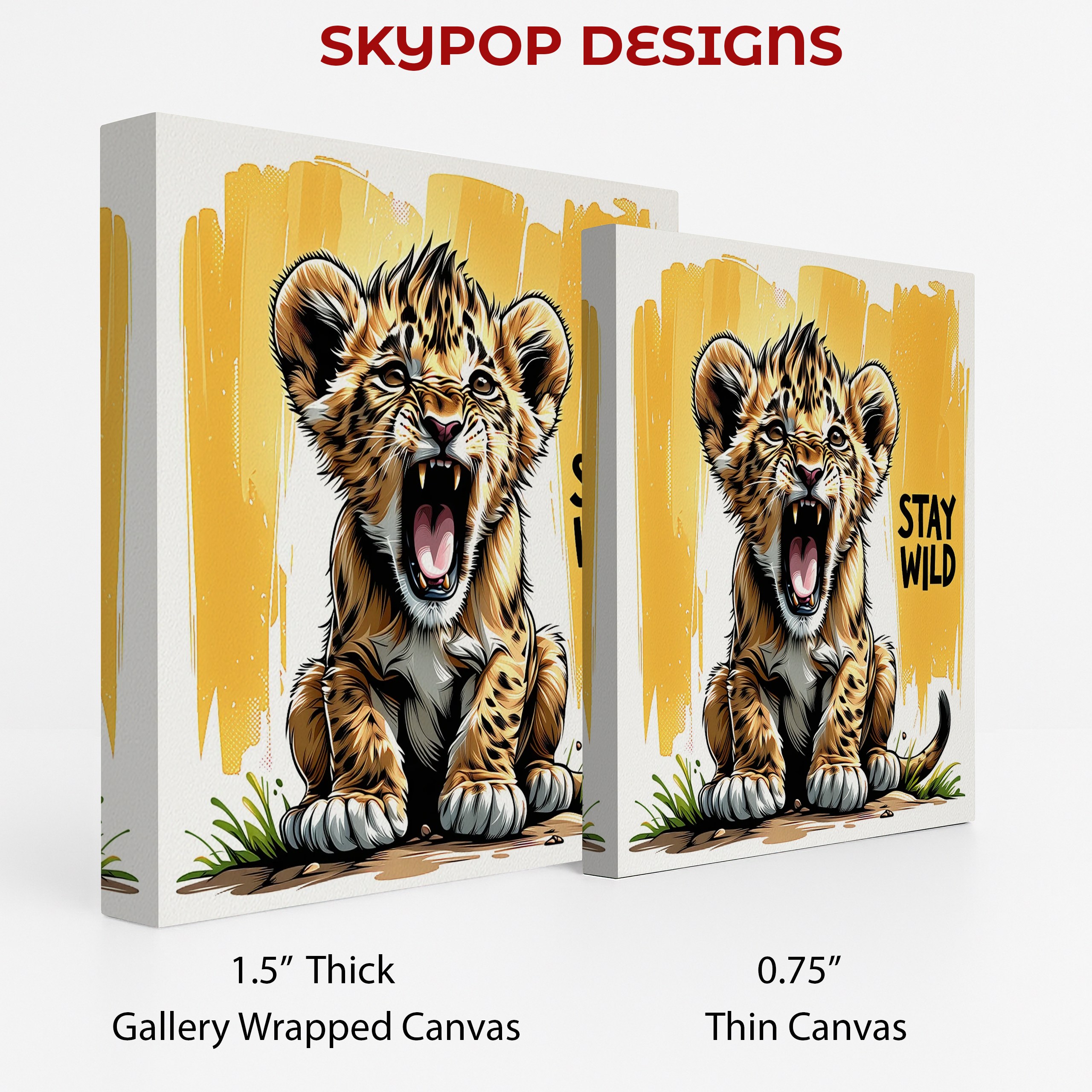2.jpg Baby Lion Roar Art