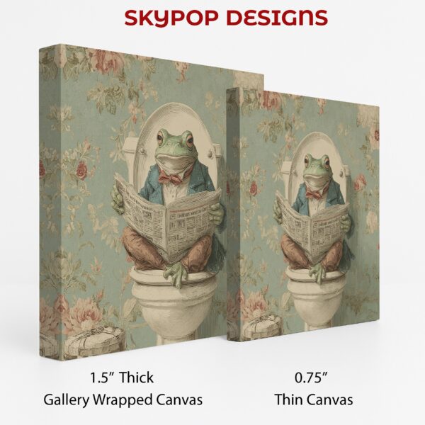 Frog Toilet Reader Art