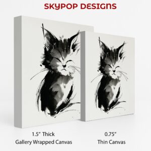 Sleepy Cat Art