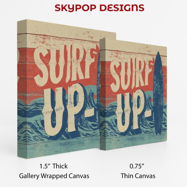 Surf's Up Retro Beach Art