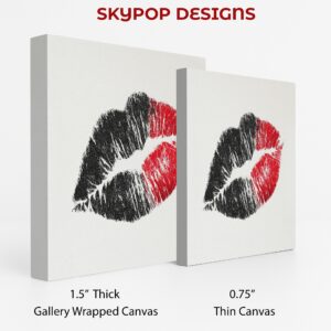 Fierce Lipstick Kiss Art