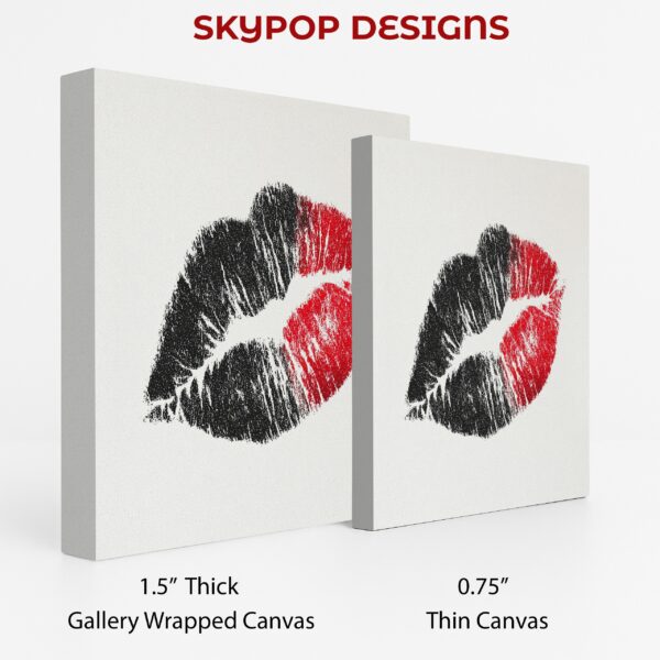 Fierce Lipstick Kiss Art