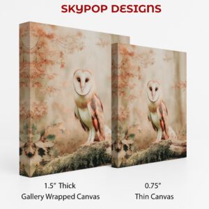 Barn Owl Autumn Art