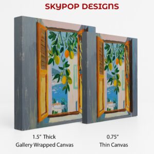 Lemon Window View Art