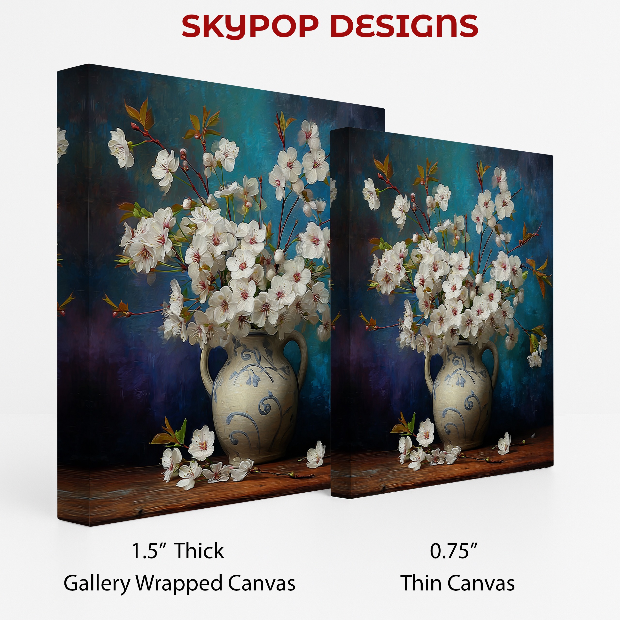2.jpg Cherry Blossoms Vase Art