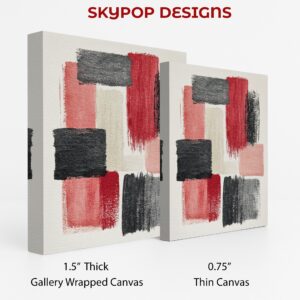 Geometric Brush Strokes Art