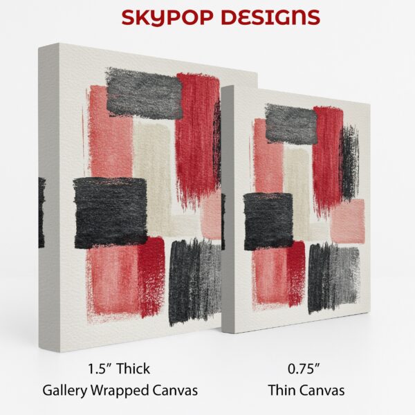Geometric Brush Strokes Art