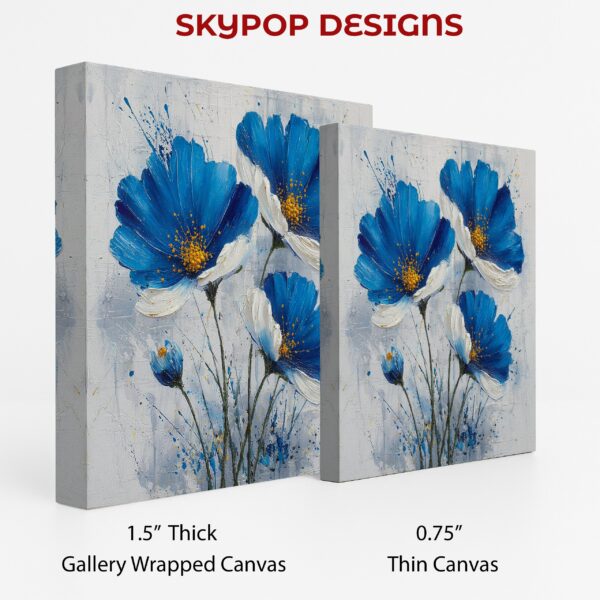 Blue Floral Art