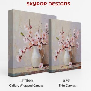 Cherry Blossom Vase Art