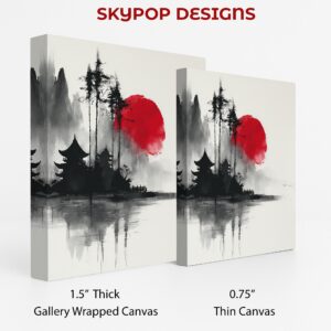 Rising Sun Pagoda Art