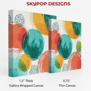 Vibrant Circles Abstract Art