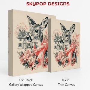 Deer in Scarf Art