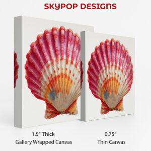 Red Seashell Art