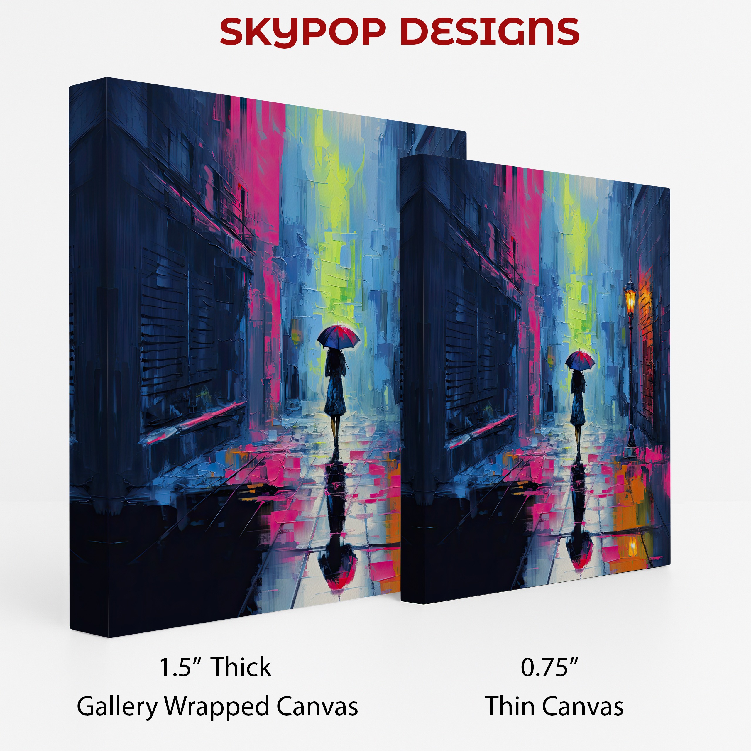 2.jpg Rainy Evening Cityscape Art