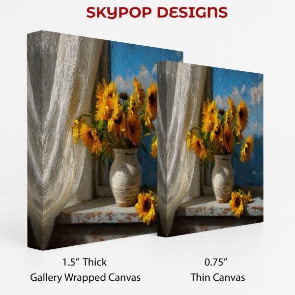 Sunflower Vase Art