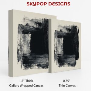 Black Brushstroke Art