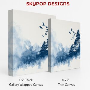 Flying Birds Forest Art