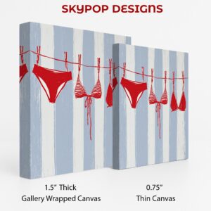 Red Bikini Art