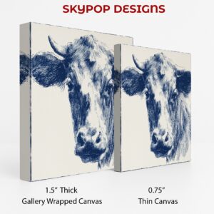 Blue Cow Art