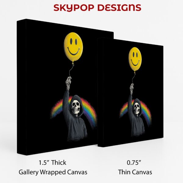 Grim Reaper Smiley Balloon Art