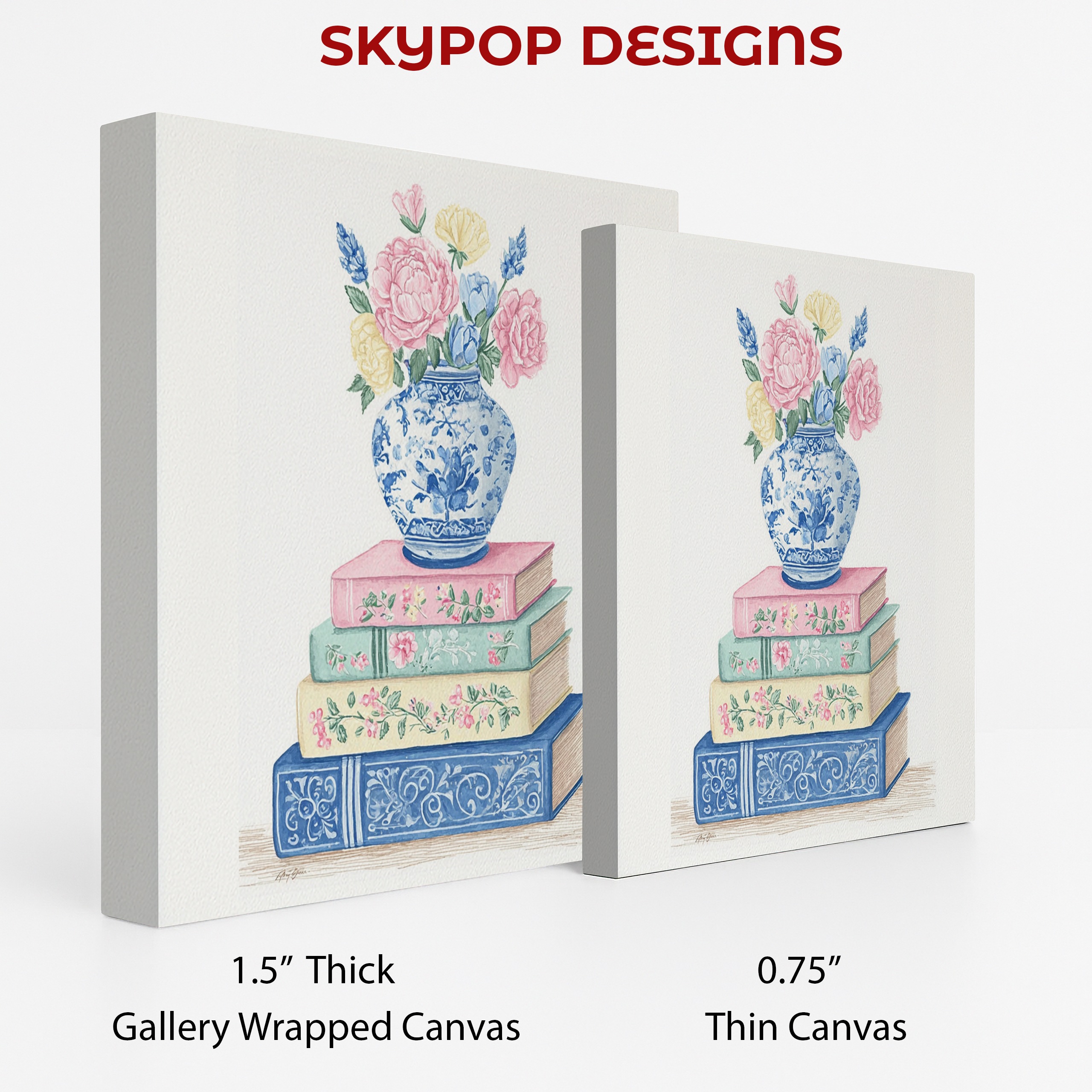 2.jpg Vintage Floral Book Art