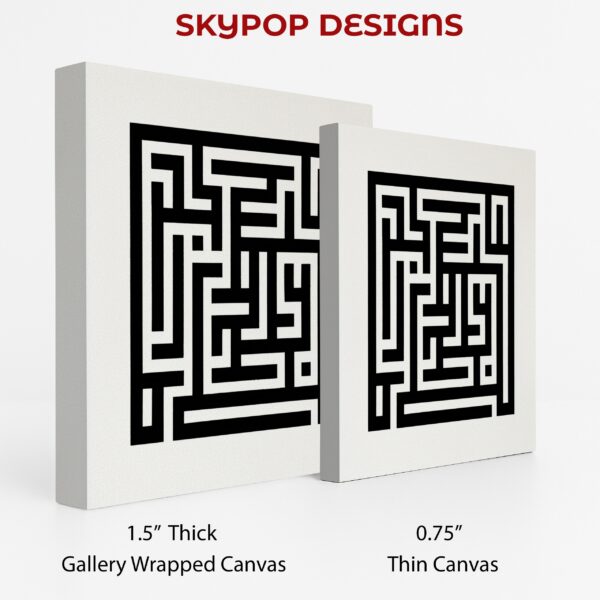 Geometric Maze Art