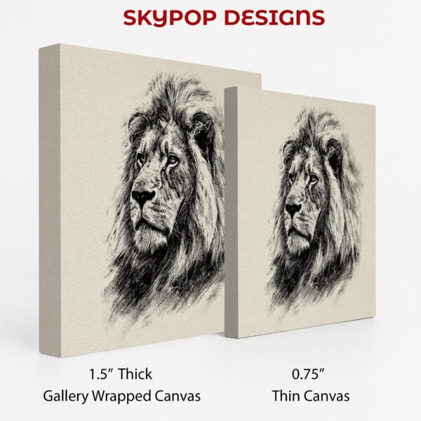 Lion Portrait Art