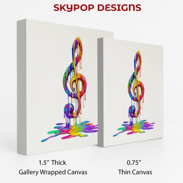 Melting Music Note Art