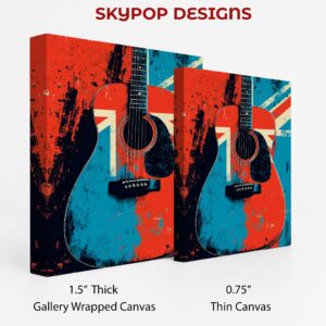 British Rock Guitar Art