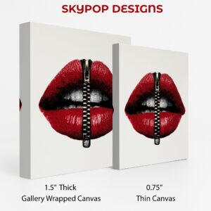 Zipped Lips Art