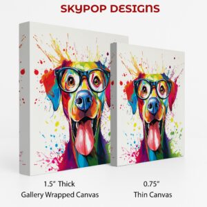 Colorful Dog Art